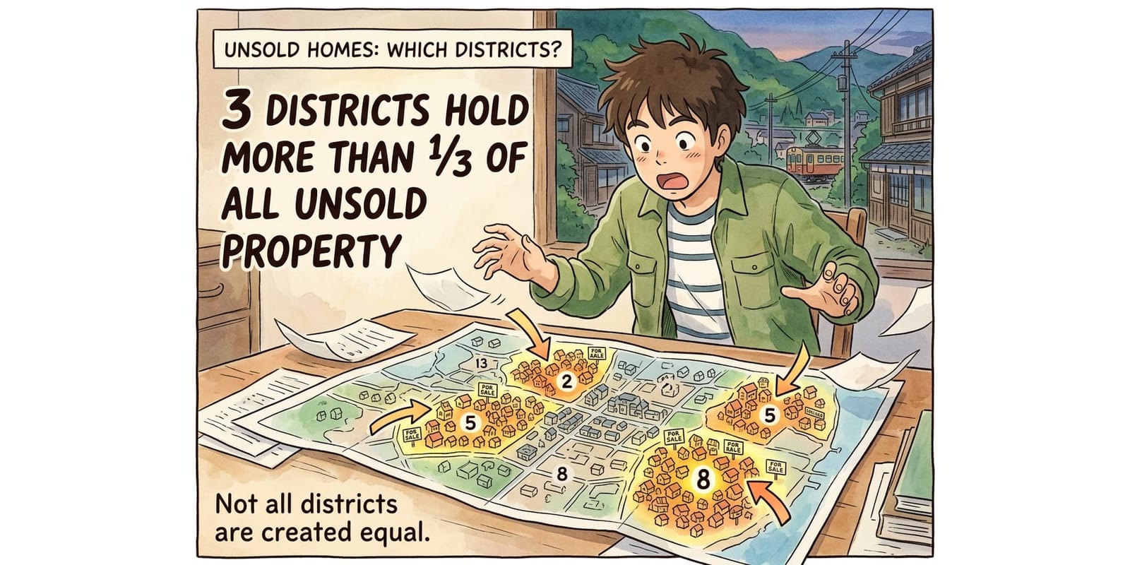 Is There Really a Glut of Unsold New Homes? Yes — In a Handful of Districts.
